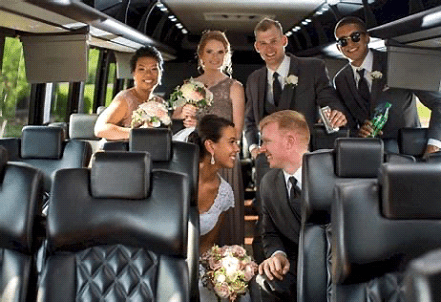 bus charter for weddings